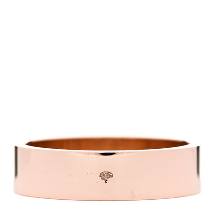 Hermes 18K Rose Gold Diamond PM Kelly Ring 53 6.25 3 of 5