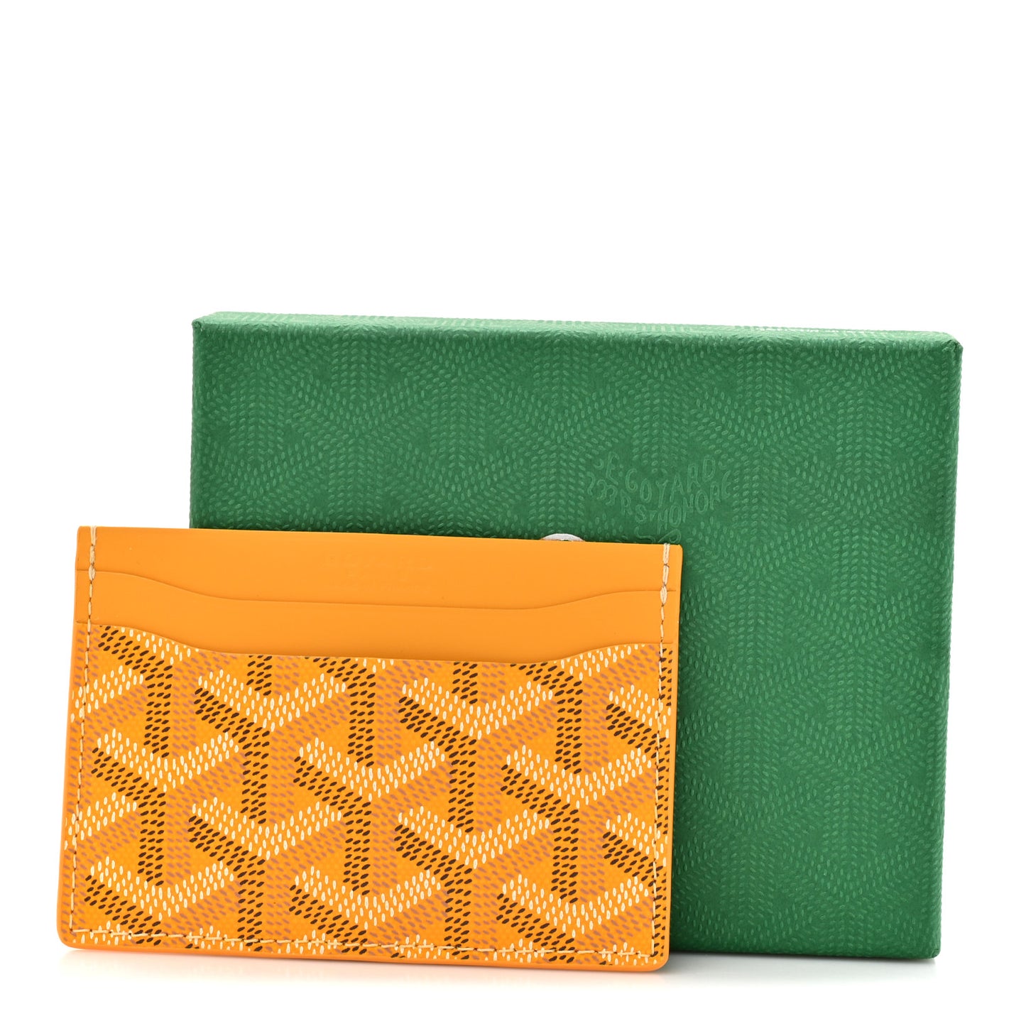 Goyardine Saint Sulpice Card Holder Yellow