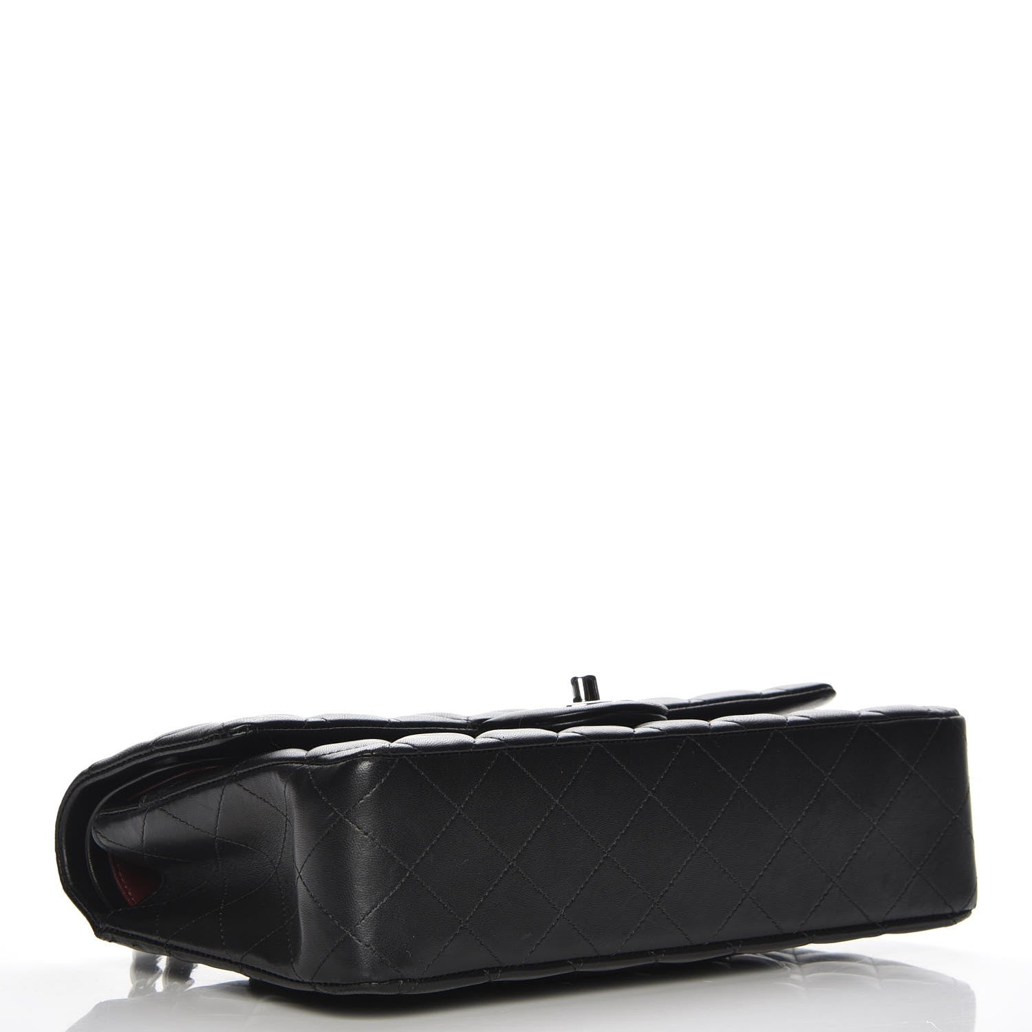 Chanel Lambskin Quilted Medium Double Flap Black 5 of 8