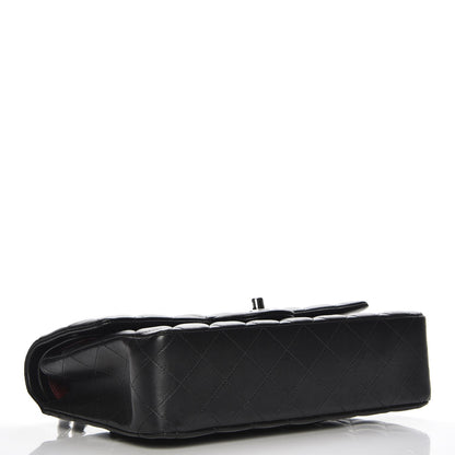 Chanel Lambskin Quilted Medium Double Flap Black 5 of 8