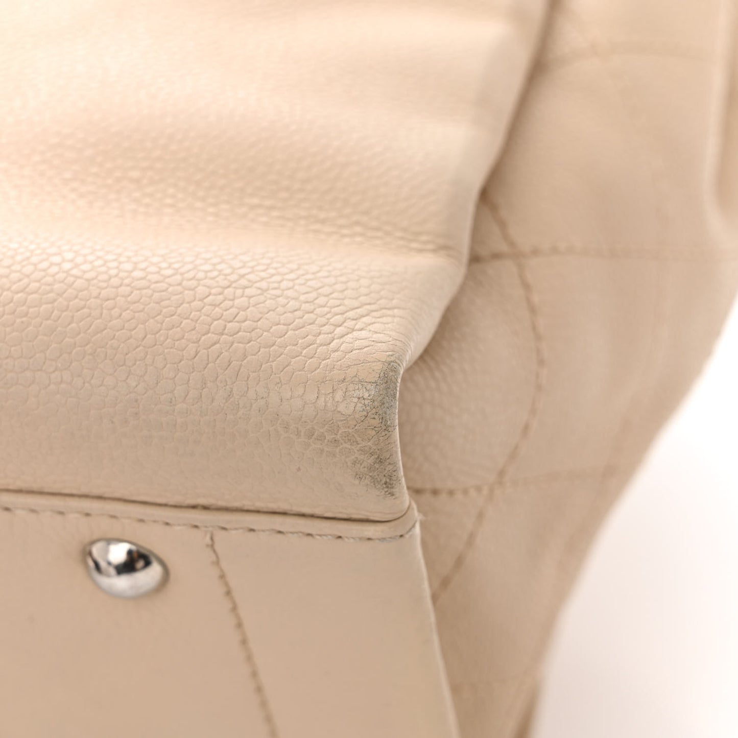 Caviar Executive Cerf Shopper Tote Beige