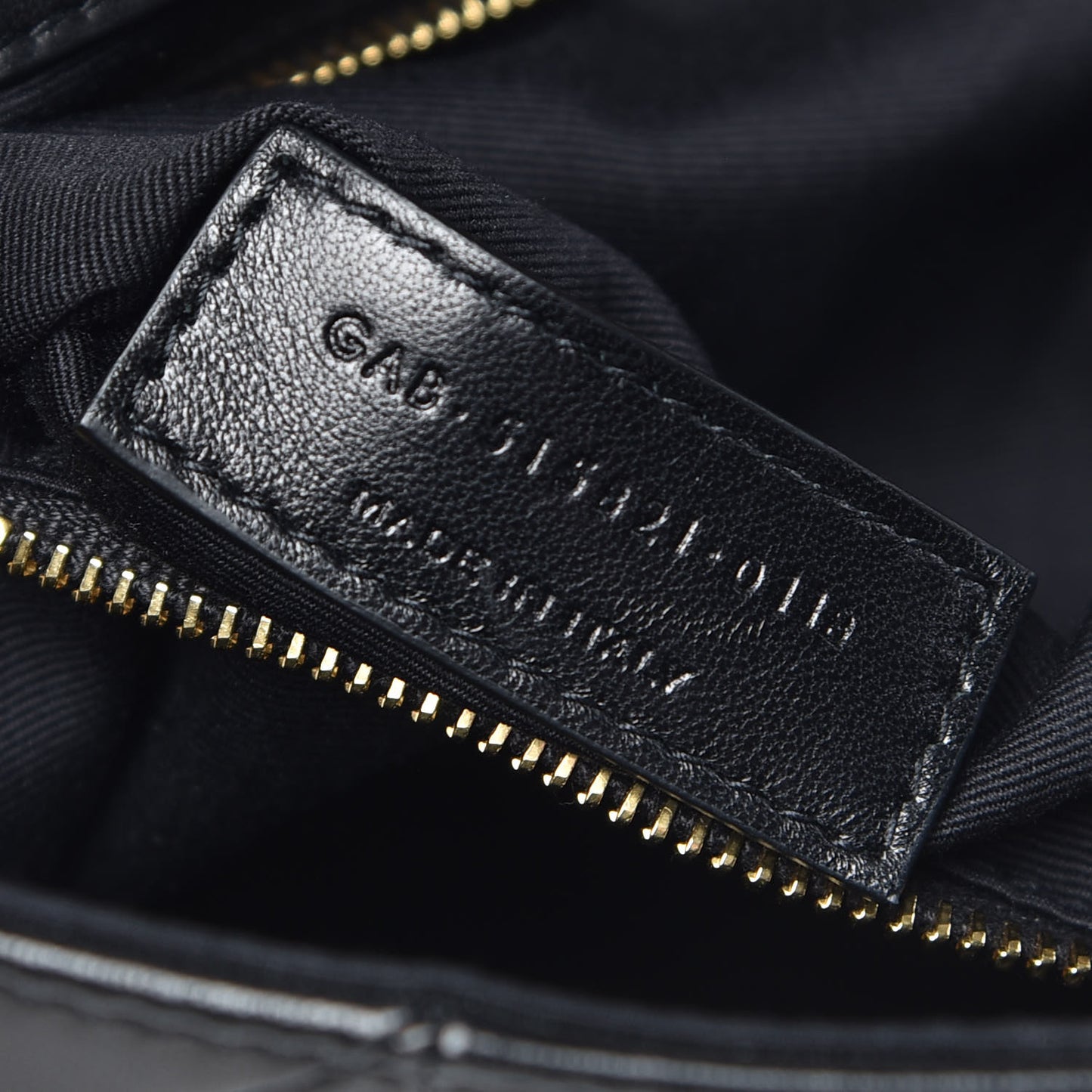 Lambskin Patchwork Monogram Medium Jamie Black