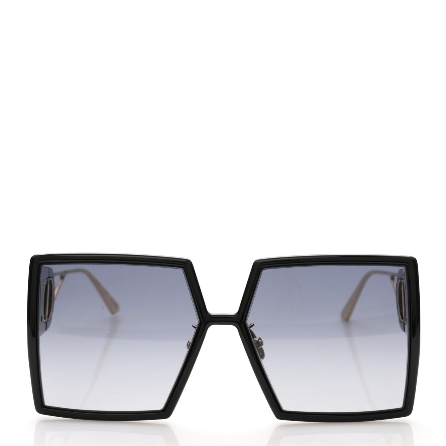 Acetate Square 30 Montaigne Sunglasses Black