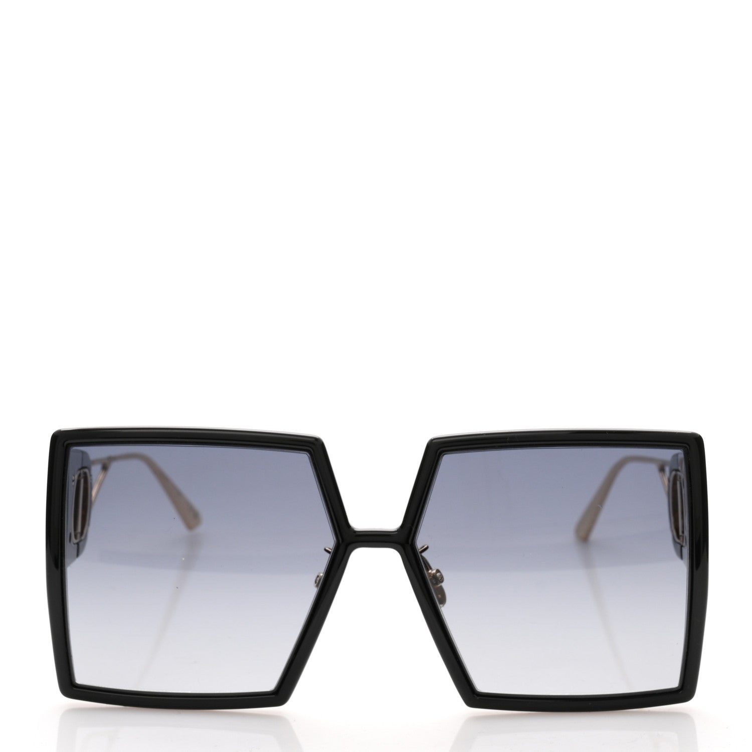 Christian Dior Acetate Square 30 Montaigne Sunglasses Black 2 of 7