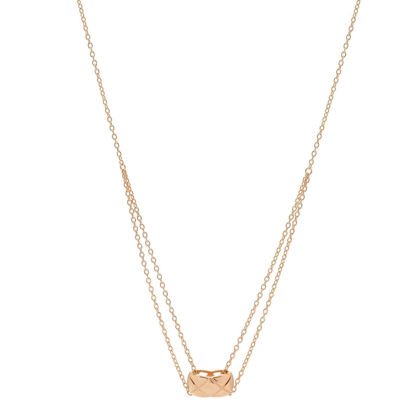 18K Yellow Gold Coco Crush Pendant Necklace