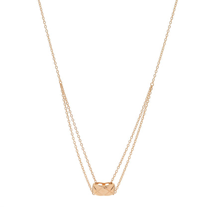 Chanel 18K Yellow Gold Coco Crush Pendant Necklace 1 of 4