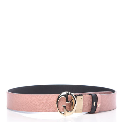 Gucci Calfskin 1973 Reversible Belt 90 36 Black Pink 4 of 9