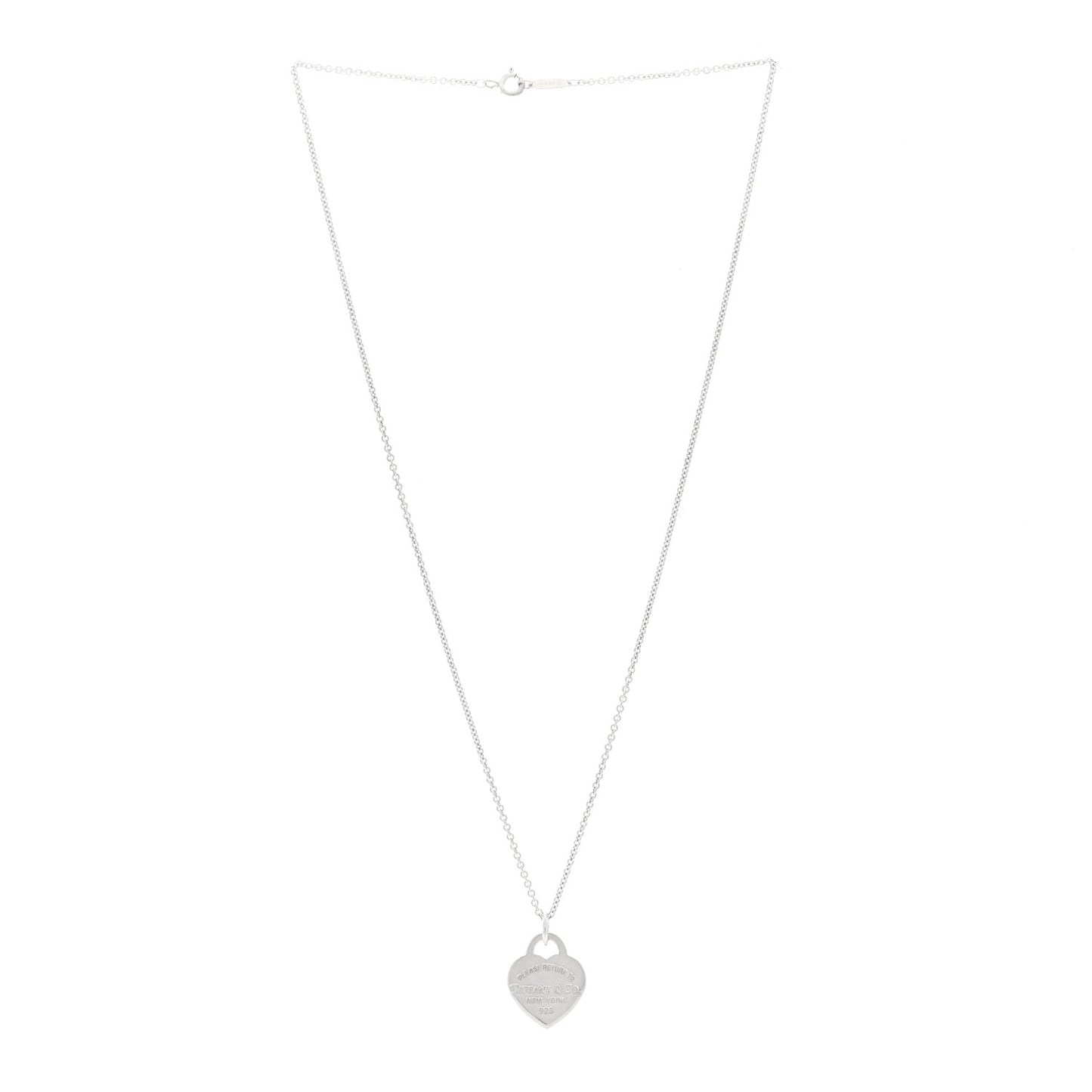 Sterling Silver Small Return To Tiffany Heart Pendant Necklace
