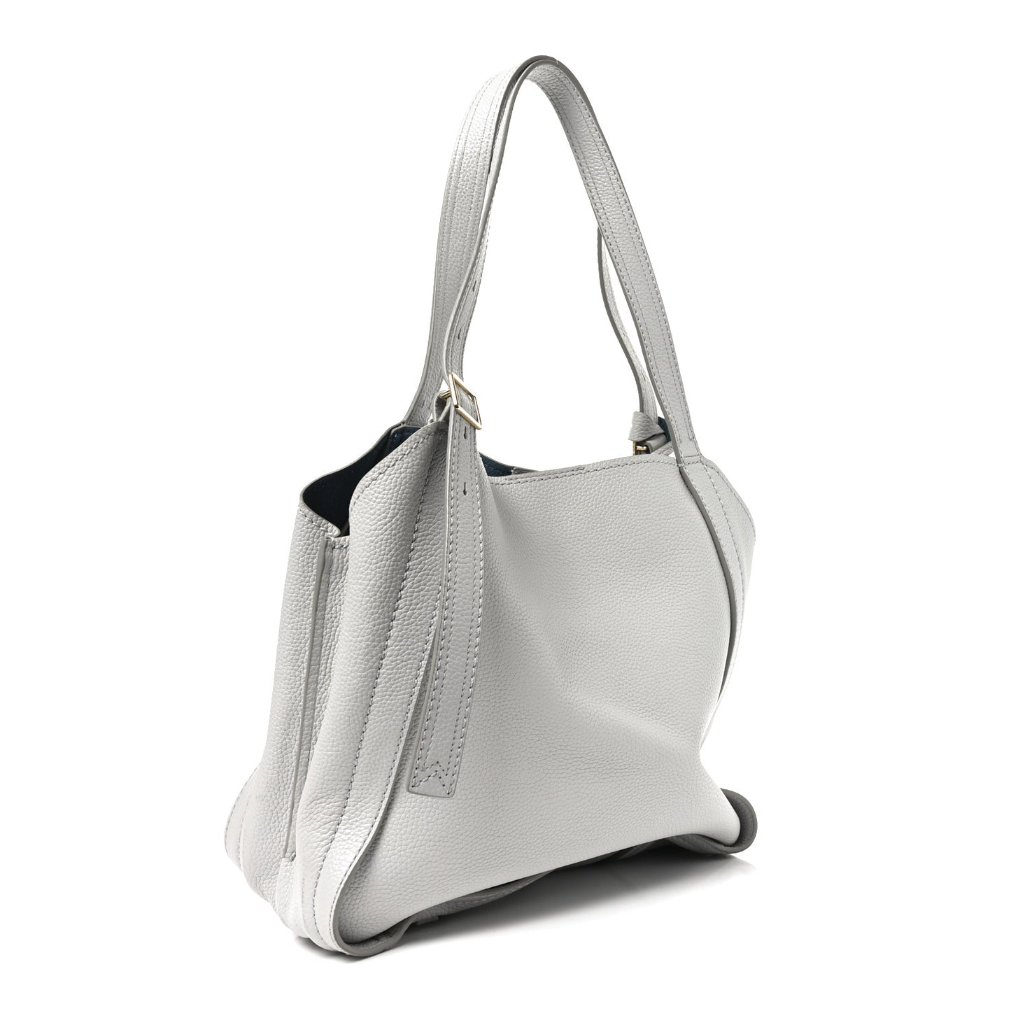 Grained Calfskin The Director Tote Harbor Mist