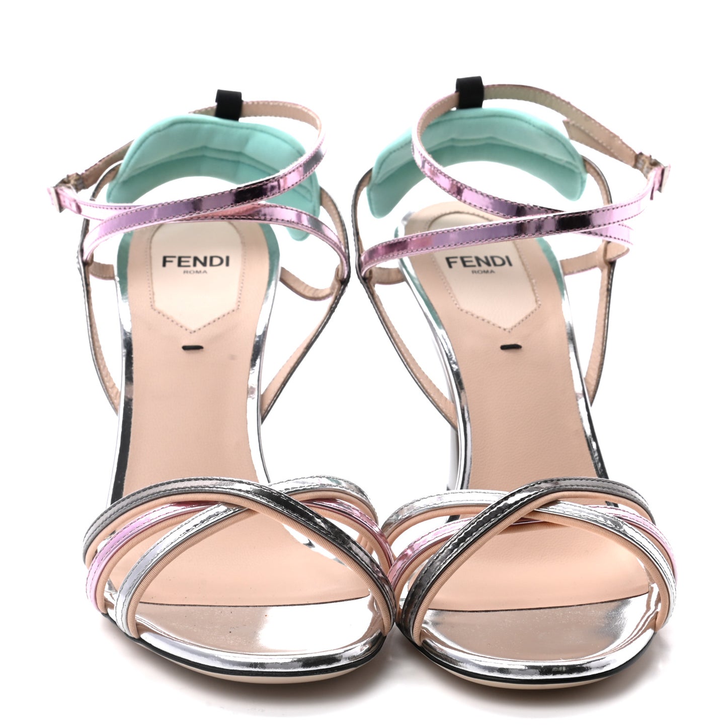 Metallic Colibri 85mm Strappy Sandals 38