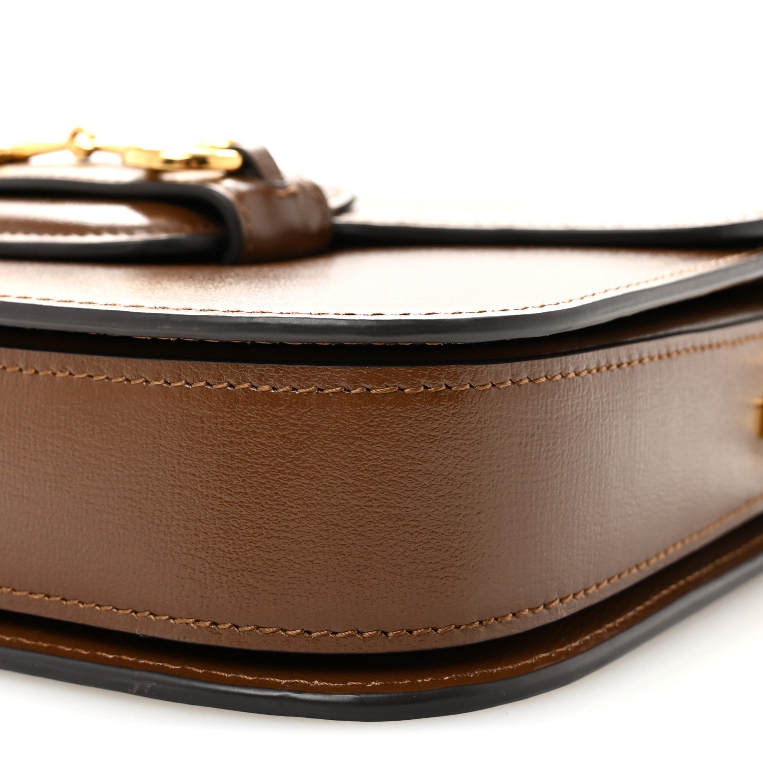 Gucci Azalea Calfskin Horsebit 1955 Shoulder Bag Brown Sugar 10 of 10