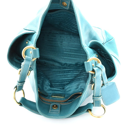 Prada Vitello Daino Side Pocket Hobo Voyage 5 of 10