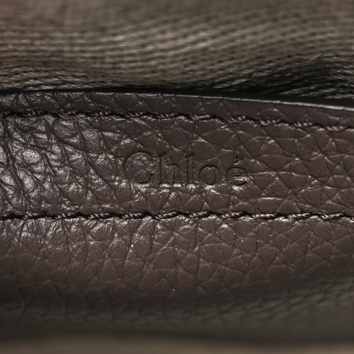 Chloe Grained Calfskin Small Marcie Saddle Bag Bold Brown 5 of 10
