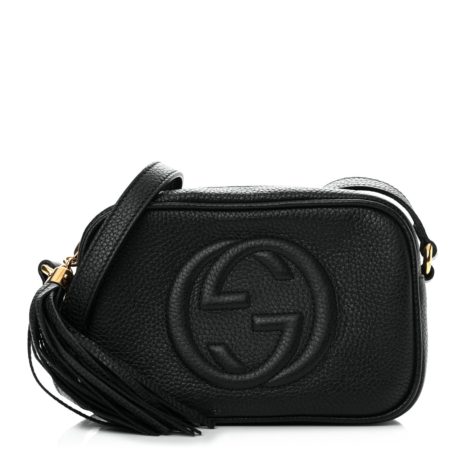 Gucci Pebbled Calfskin Mini Soho Disco Bag Black 1 of 10