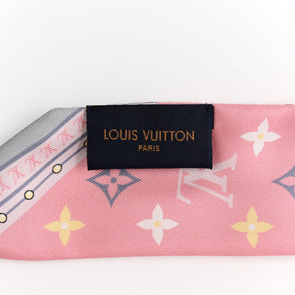 Louis Vuitton Silk Monogram Flowers Forever Bandeau Rose Clair 3 of 3