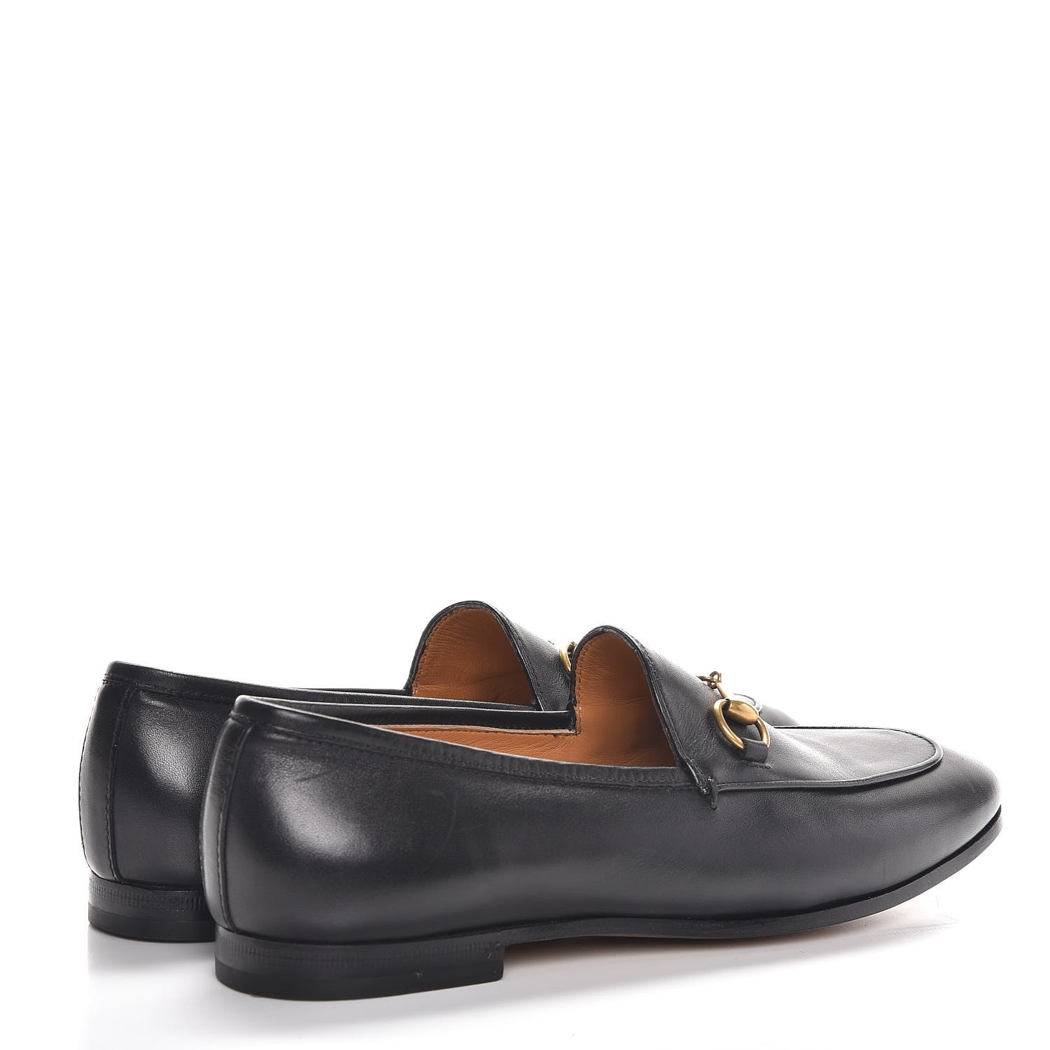 Gucci Calfskin Jordaan Loafers 38 Black 4 of 10