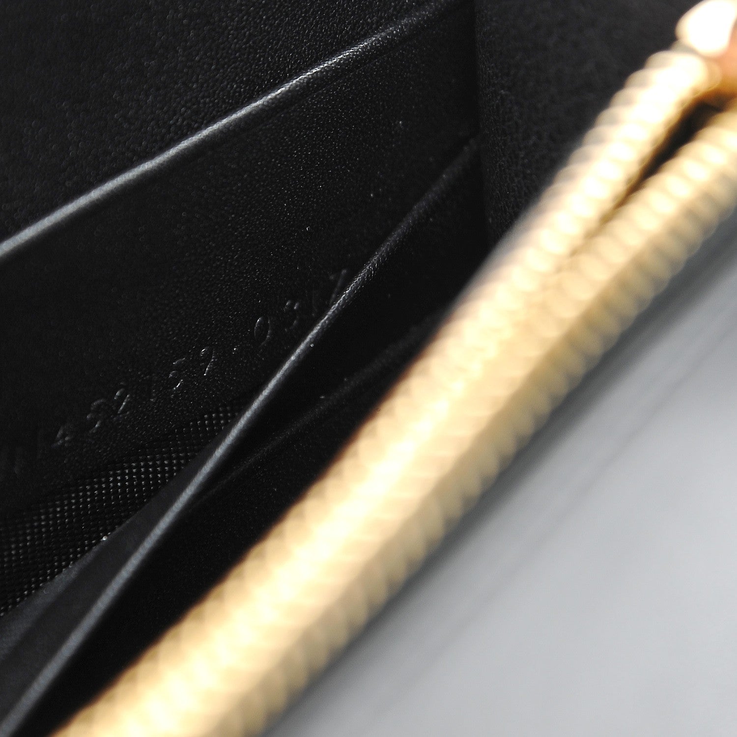 Saint Laurent Smooth Calfskin Classic Monogram Kate Tassel Chain Wallet Black 7 of 7