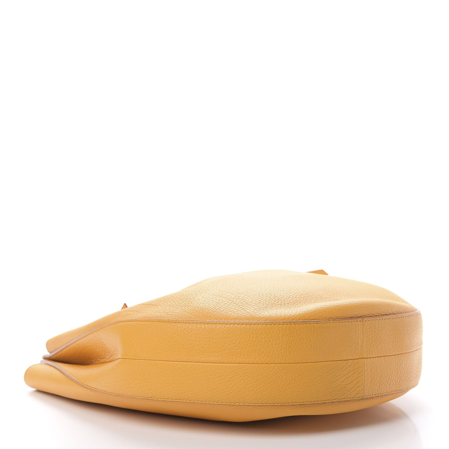 Celine Crisped Calfskin Medium Hobo Bag Saffron 5 of 16