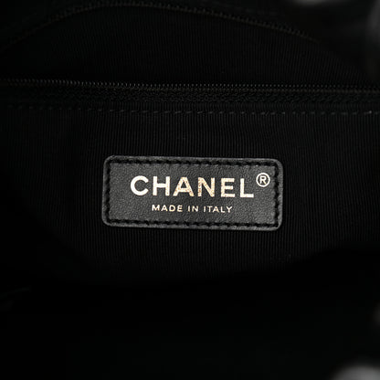 Chanel Lambskin Quilted Pearl About Pearls Drawstring Bag Black 6 of 11