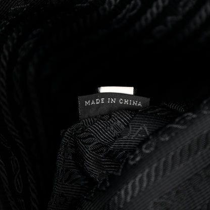 Prada Nylon Tessuto Impuntu Quilted Bowler Black 7 of 9