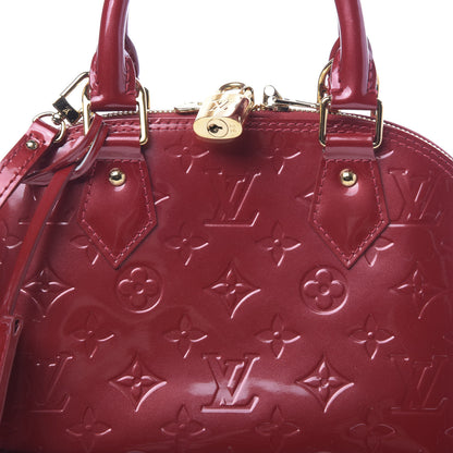 Louis Vuitton Vernis Alma BB Pomme D'Amour 10 of 10