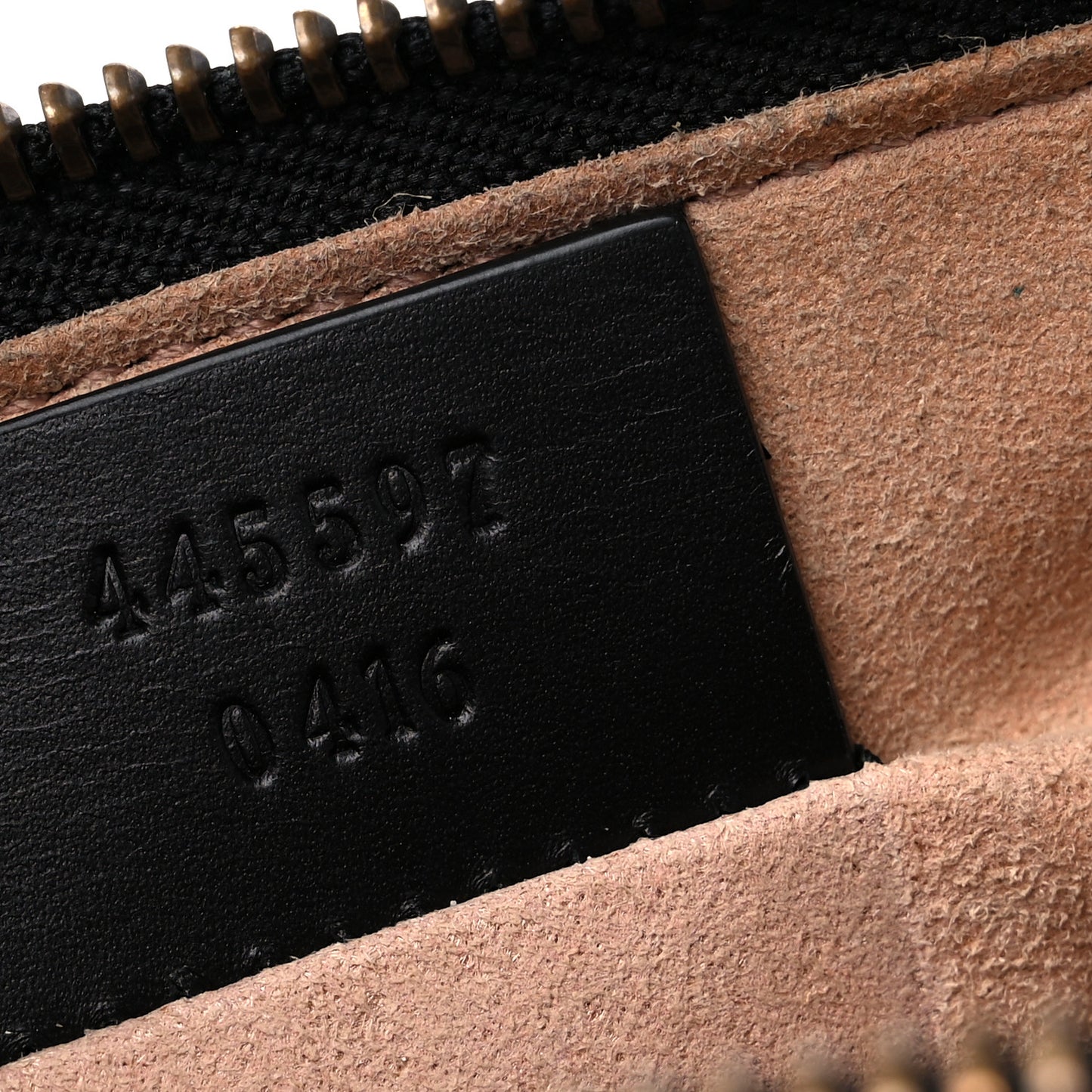 Calfskin GucciGhost Life is Gucci Zip Pouch Black