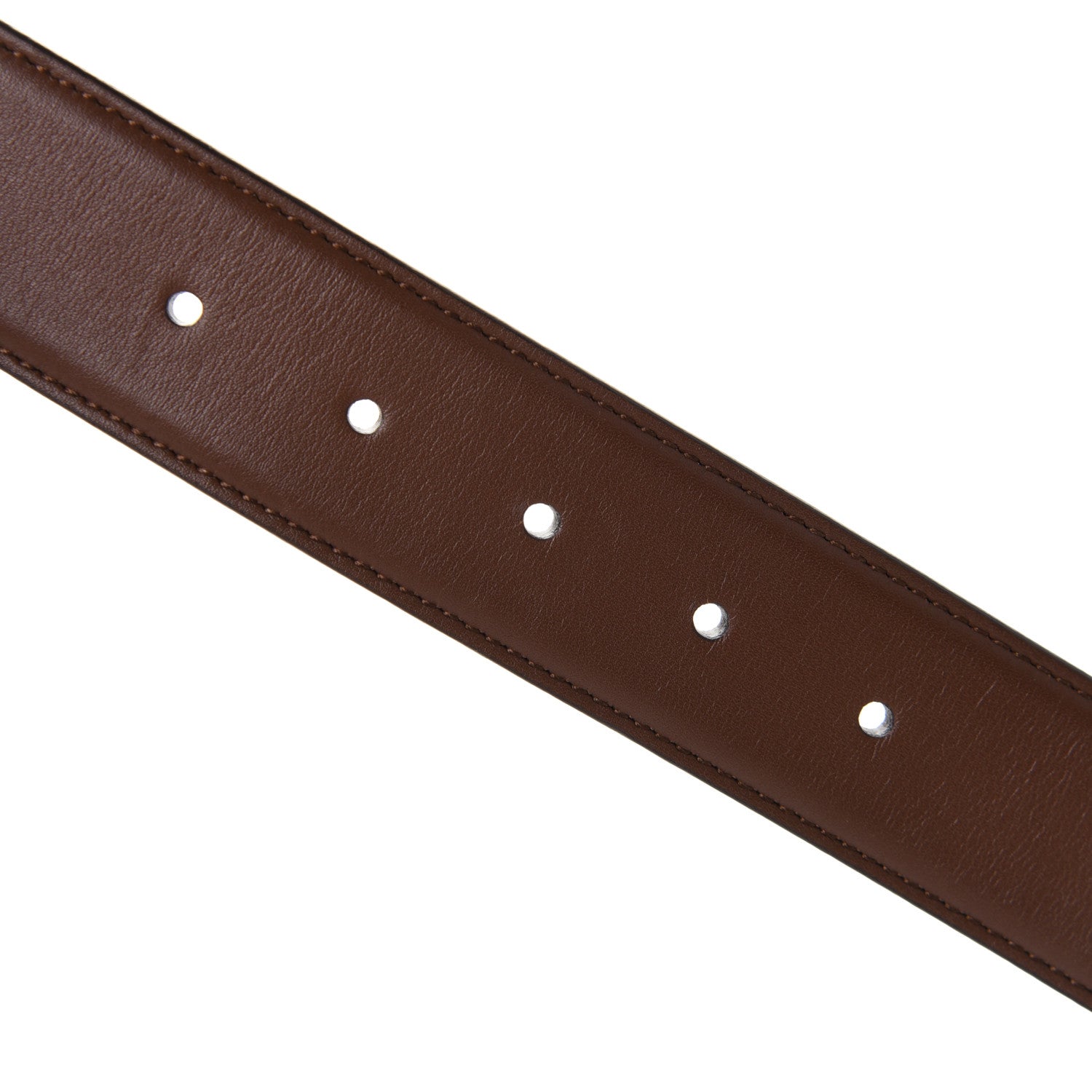 Gucci Calfskin Interlocking G 37mm Belt 80 32 Nut Brown 4 of 4