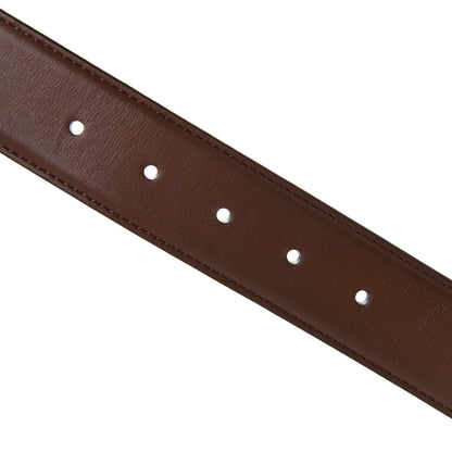 Gucci Calfskin Interlocking G 37mm Belt 80 32 Nut Brown 4 of 4