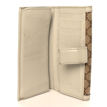 Gucci Monogram Margaux Calfskin Sukey Continental Organizer Wallet Beige Ebony Mystic White 5 of 14