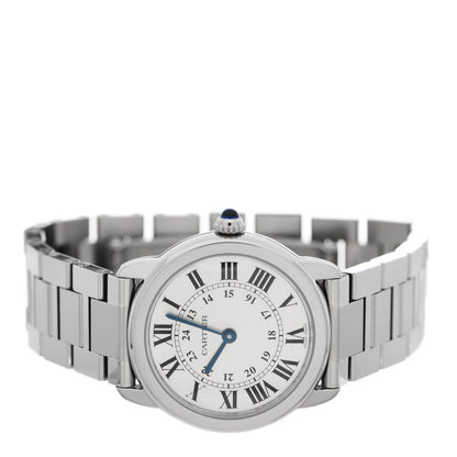 Cartier Stainless Steel 29mm Ronde Solo Quartz Watch 2 of 4