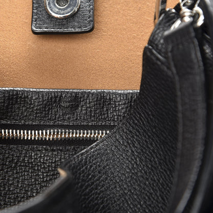 MCM Grained Calfskin Medium Sarah Hobo Black 8 of 10