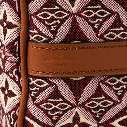 Louis Vuitton Jacquard Since 1854 Speedy Bandouliere 25 Bordeaux 11 of 11