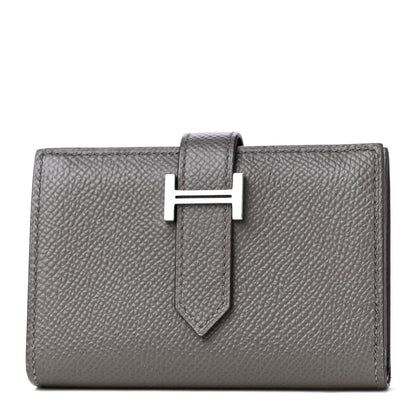Hermes Epsom Mini Bearn Wallet Etain 1 of 4