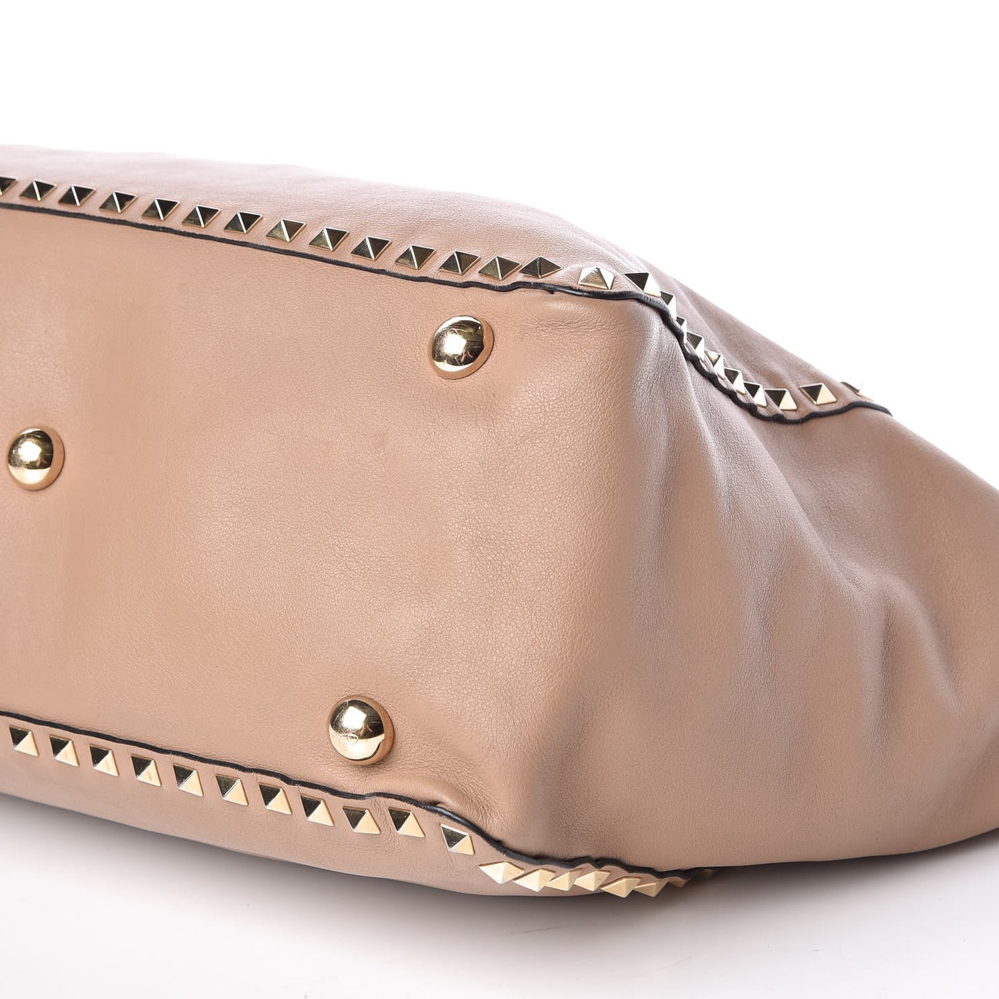 Vitello Medium Rockstud Tote Alpaca