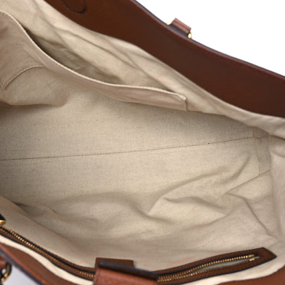 Gucci New Denim GG Monogram Medium Ophidia Shopping Tote Blue Tea Cuir 5 of 13