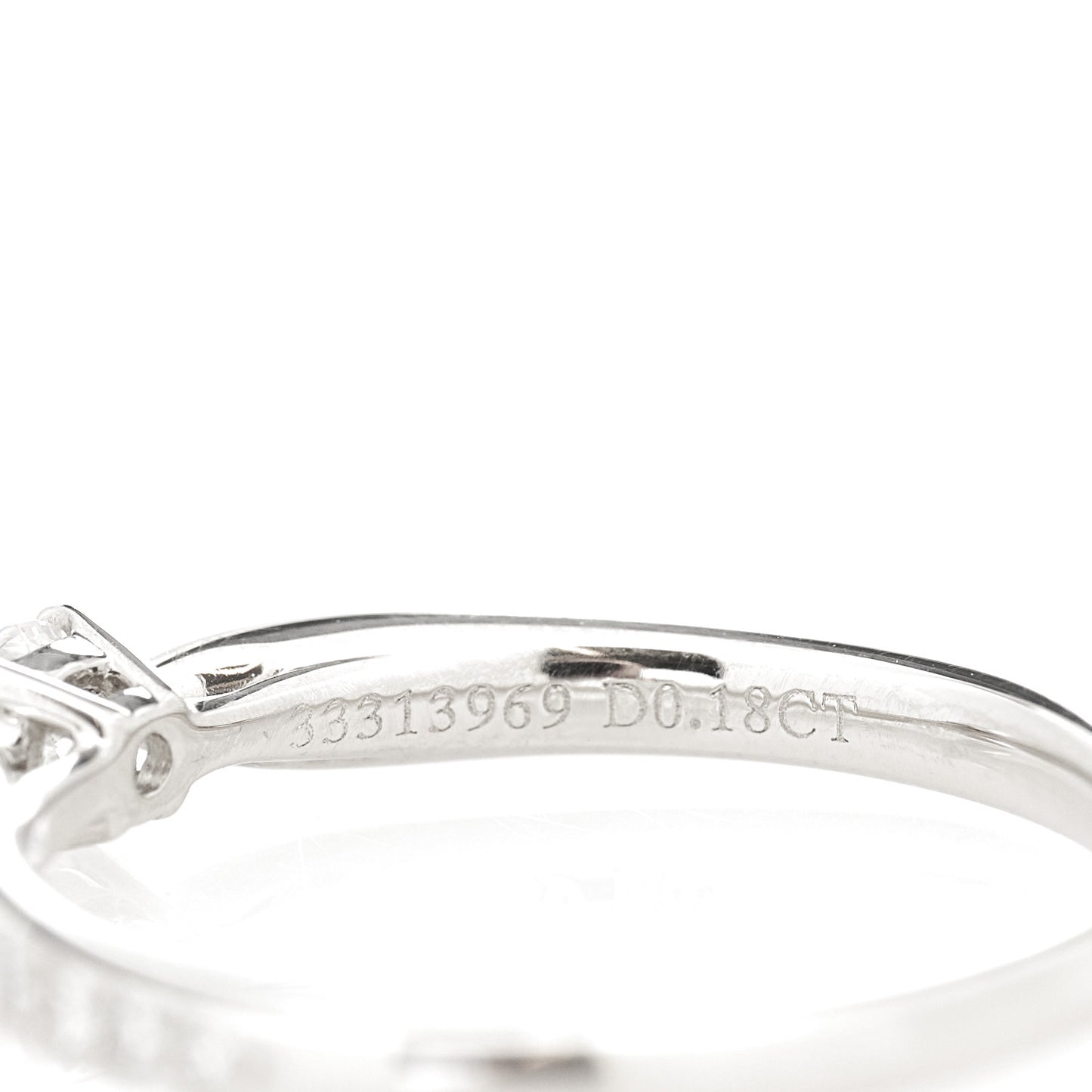 Platinum Diamond .18ct Harmony Engagement Ring 51 5.75