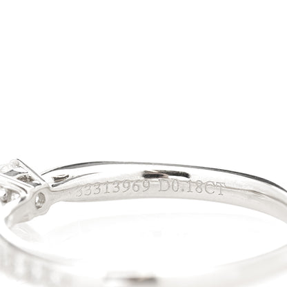Tiffany Platinum Diamond .18ct Harmony Engagement Ring 51 5.75 7 of 7