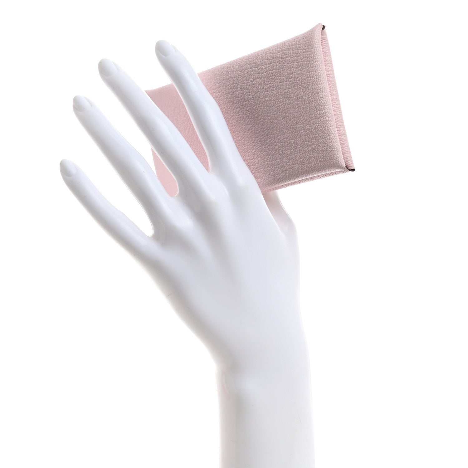 Hermes Chevre Mysore Calvi Card Case Rose Darling 2 of 8