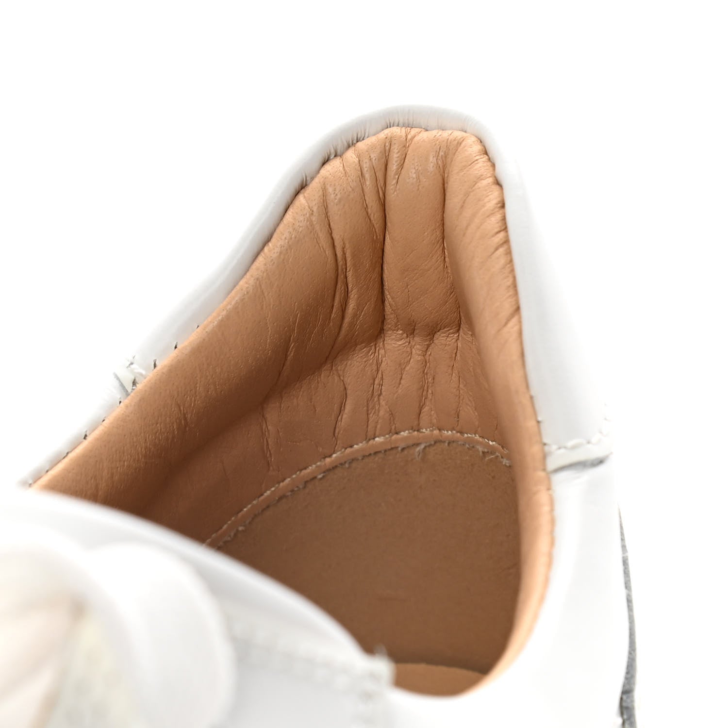 Christian Louboutin Calfskin Vieira Flat Sneakers 37.5 White 8 of 9