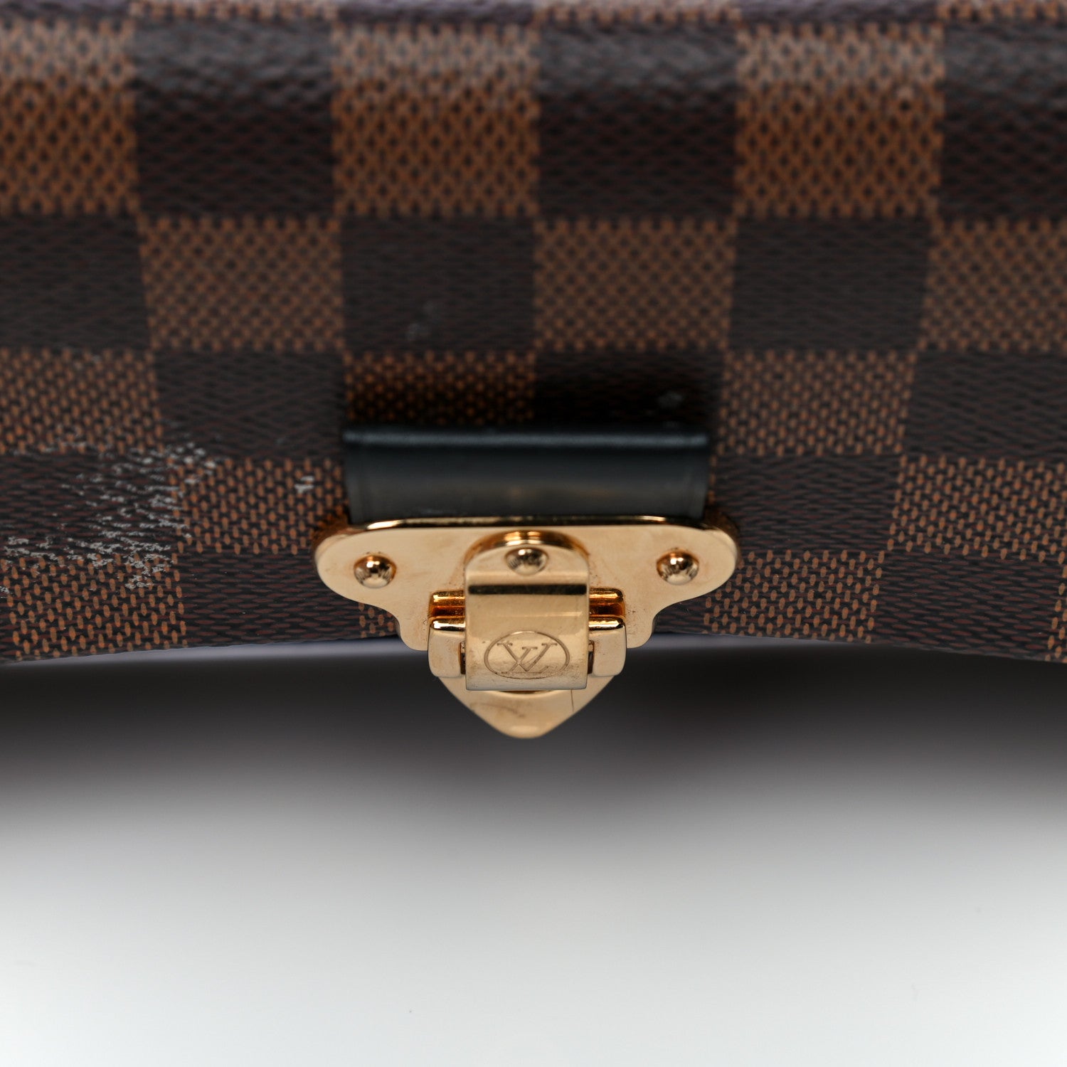 Louis Vuitton Damier Ebene Vavin Chain Wallet Red 15 of 16