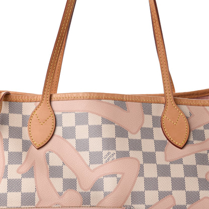 Louis Vuitton Damier Azur Tahitienne Neverfull MM 9 of 21
