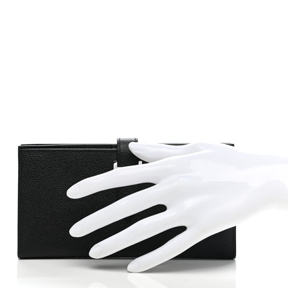 Hermes Epsom Bearn Gusset Wallet Black 2 of 8