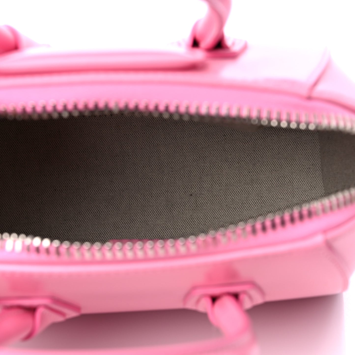 Shiny Lord Calfskin Mini Antigona Bright Pink