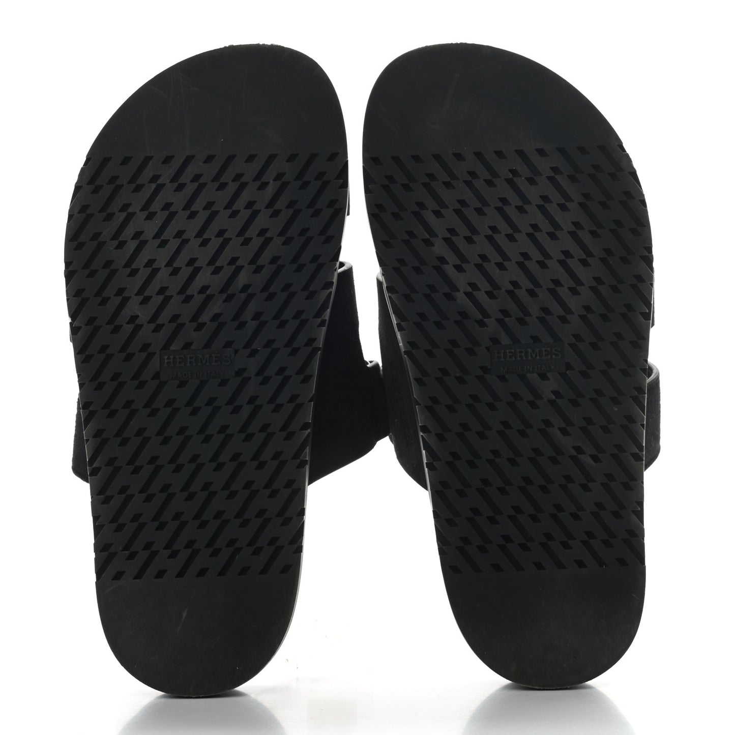 Suede Goatskin Womens Chypre Sandals 36 Black