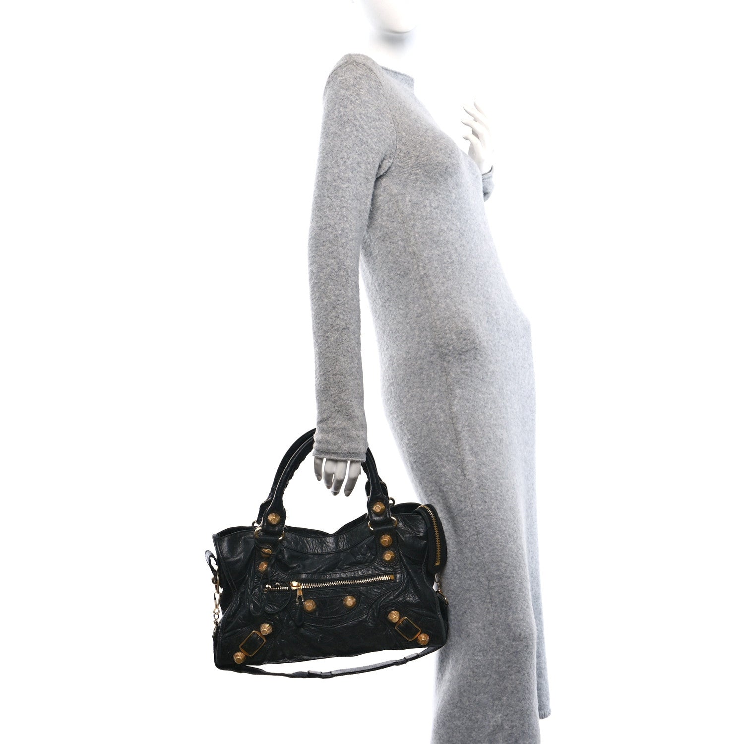 Balenciaga Agneau Giant 21 Gold Hardware City Black 2 of 18