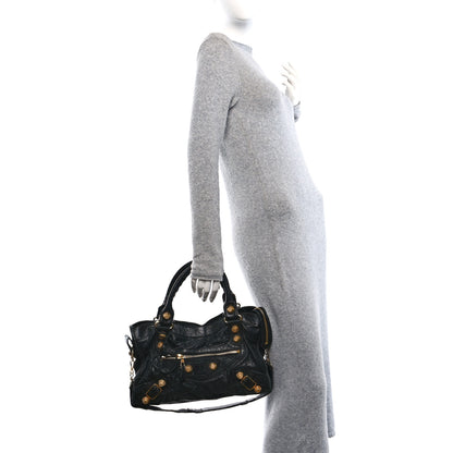 Balenciaga Agneau Giant 21 Gold Hardware City Black 2 of 18