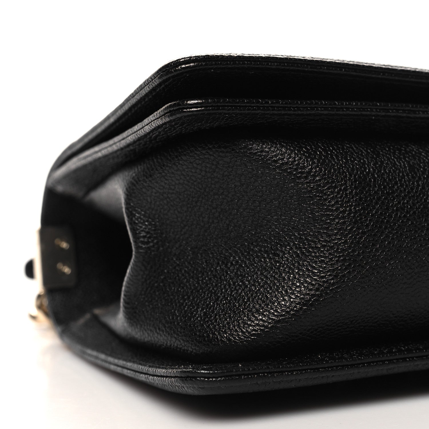 Chanel Caviar Chevron Quilted Medium Boy Flap Black 8 of 10