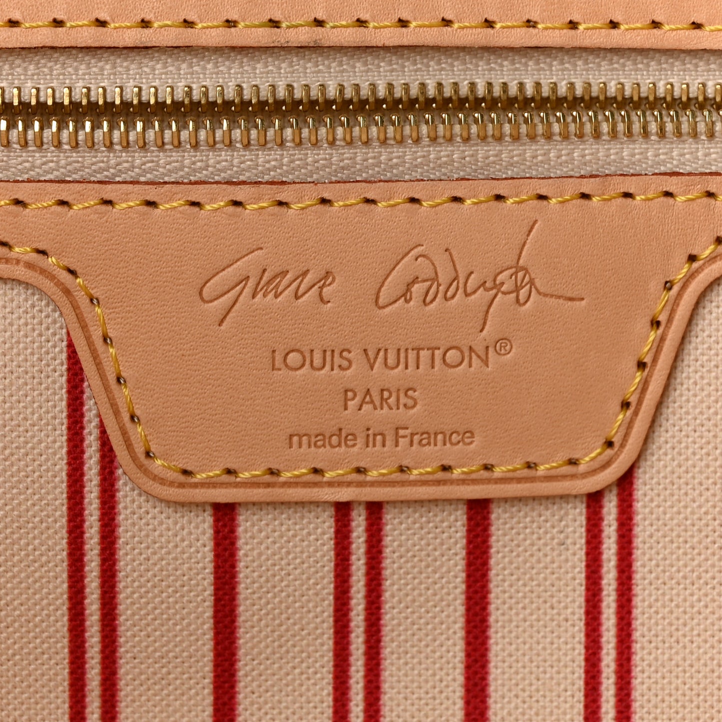 Monogram LV Travels With Grace Coddington Inside Out Neverfull Bandouliere GM