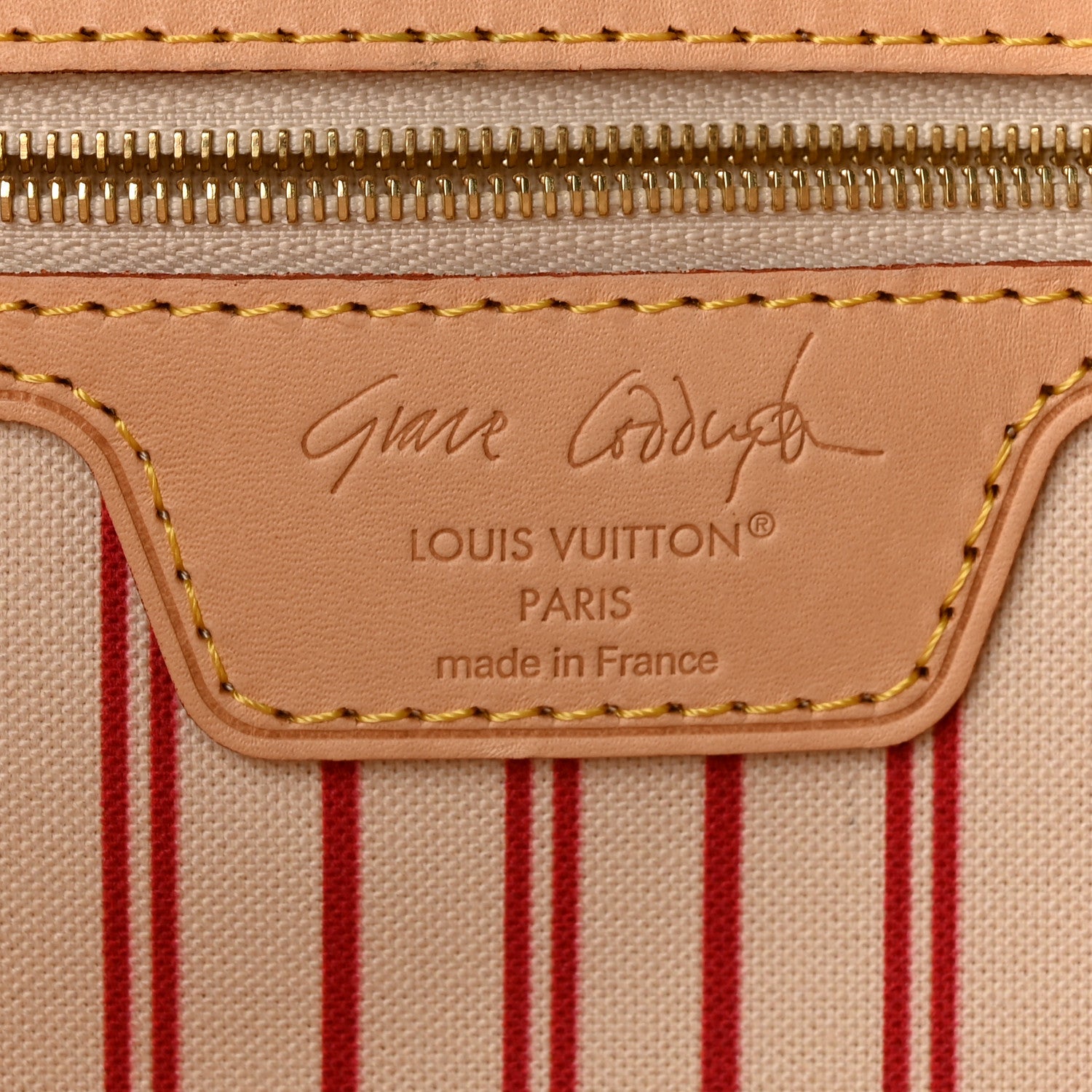 Louis Vuitton Monogram LV Travels With Grace Coddington Inside Out Neverfull Bandouliere GM 6 of 9