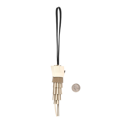 Hermes Milo Lambskin Epsom Chouette Bag Charm Beige Marfa Craie Black Nata White 2 of 5